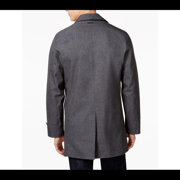 Men’s Michael Kors Collin Slim Fit Rain Coat - Picture 4 of 9